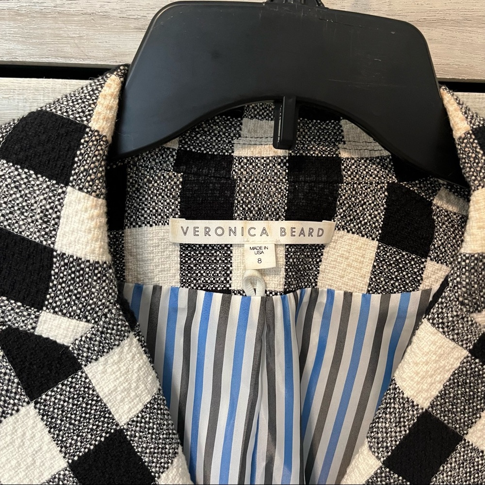Veronica Beard Checked Dickey Jacket - image 3